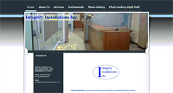 Desktop Screenshot of integrityinstallationsinc.com