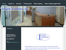 Tablet Screenshot of integrityinstallationsinc.com